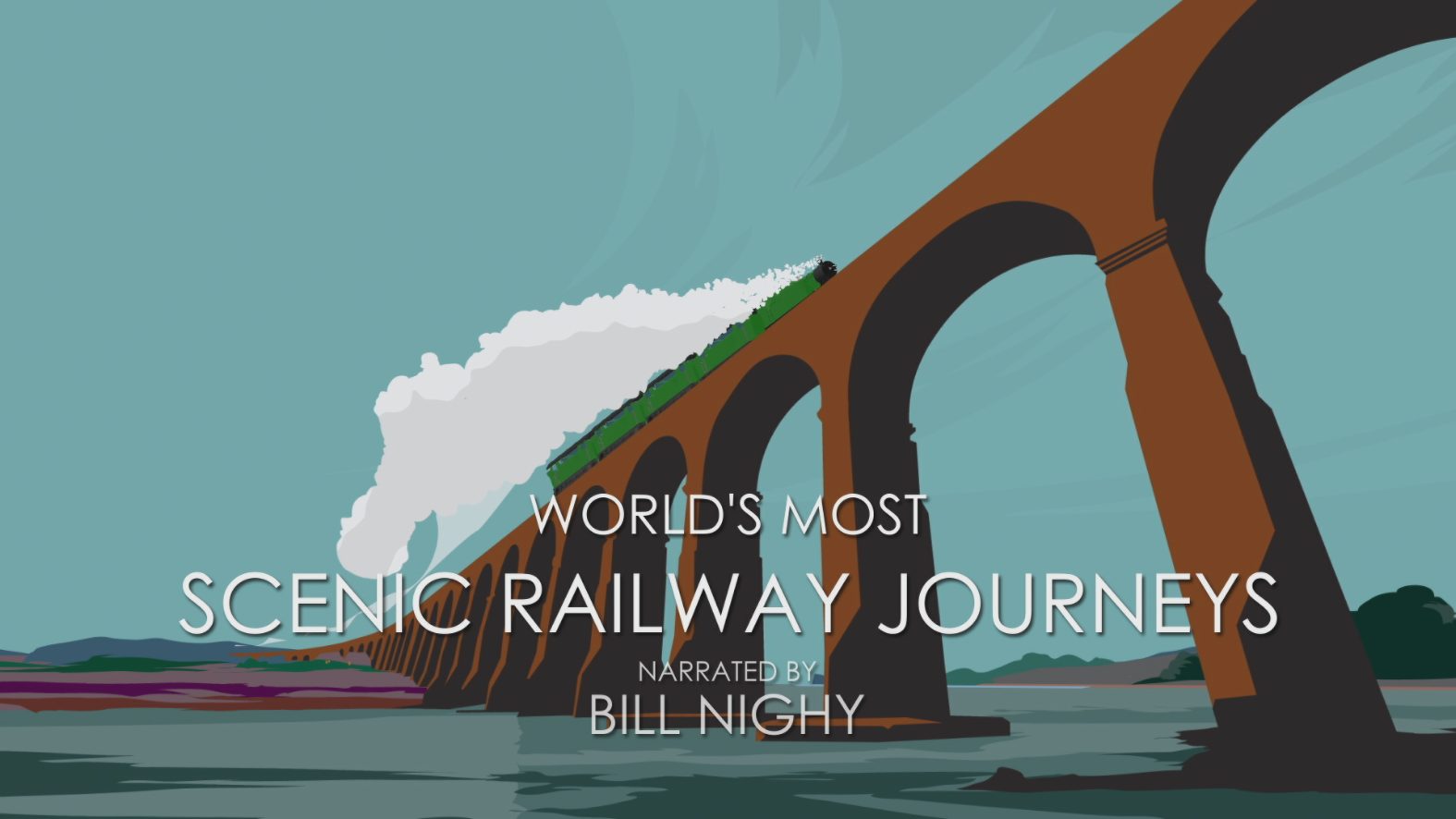 great railway journeys from the air